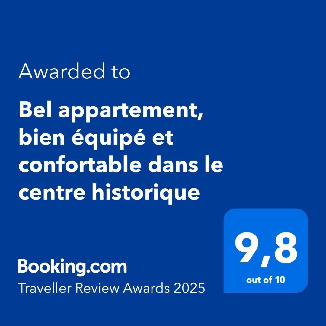 Bel Appartement, Bien Equipe Et Confortable Dans Le Centre Historique Fougères Exteriör bild